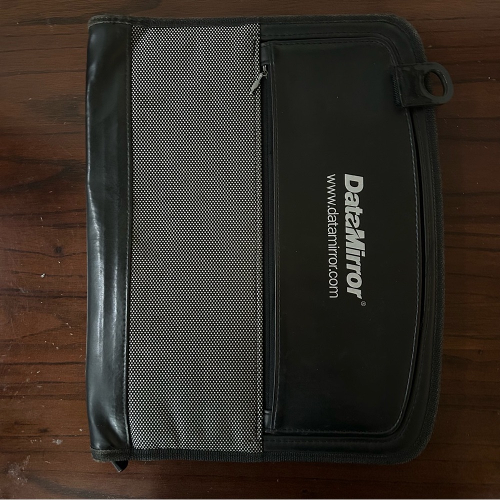 4/$15 One Leeds leather portfolio